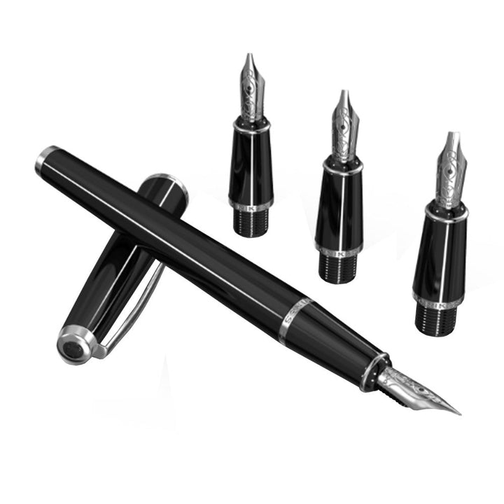 Scrikss | Calligraphy | Pen Set | Black | Medium, 1.1mm, 1.5mm, 2.3mm Nib - penpencilink