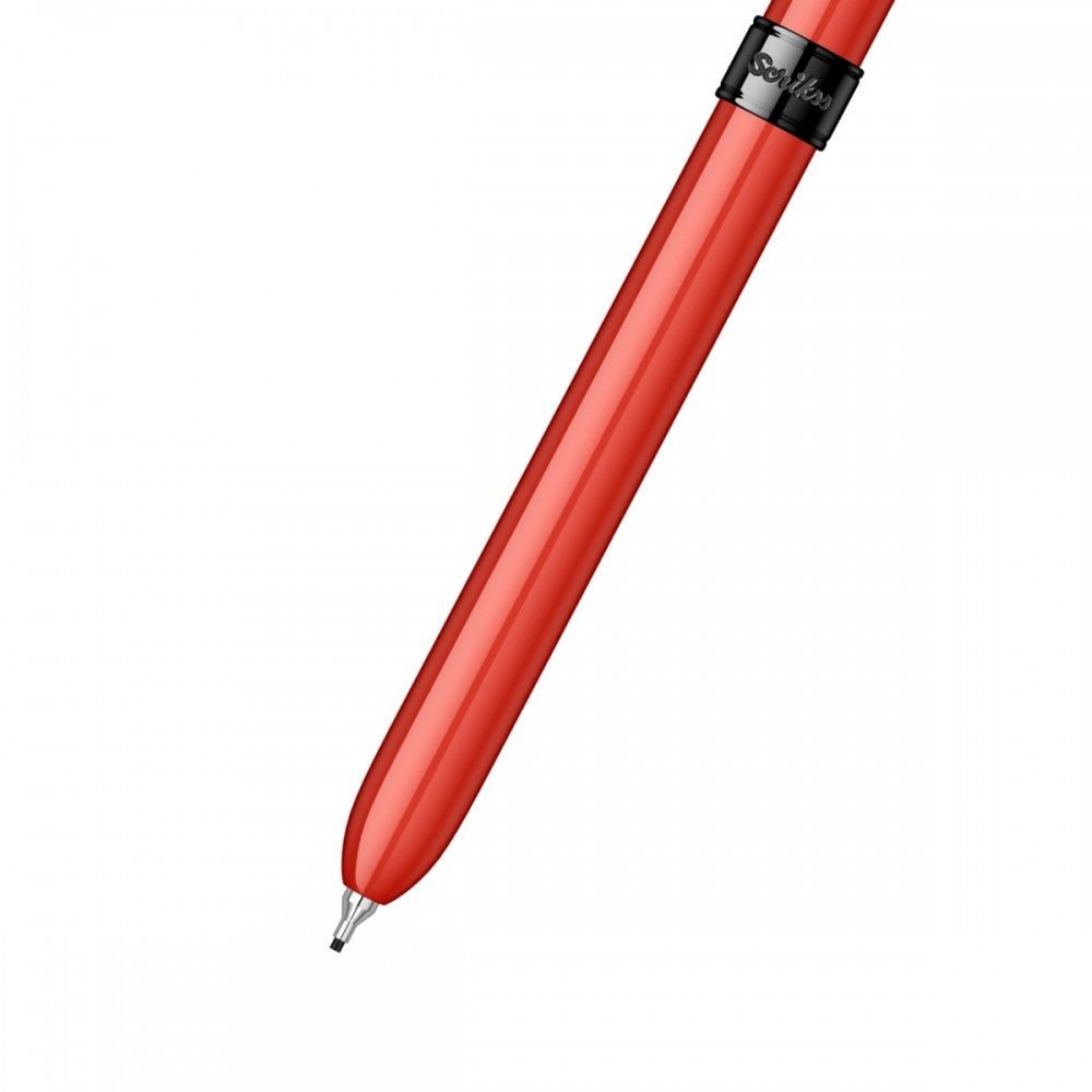 Scrikss Trio 93 Multi Function Pen - Red-BT Edition