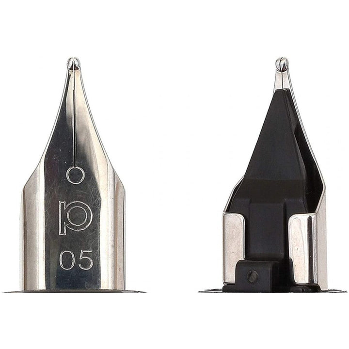 Platinum | Fountain Pen | Plaisir | Stainless Steel | Matt Black Barrel