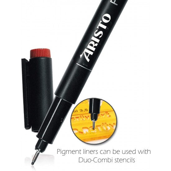 Aristo | Pigment Liner | 0.1mm | Set 6 Pens