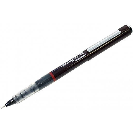 Rotring | Tikky | Graphic Fineliner | Black Pigmented Lightfast | Pack of 12pieces | 0.5mm