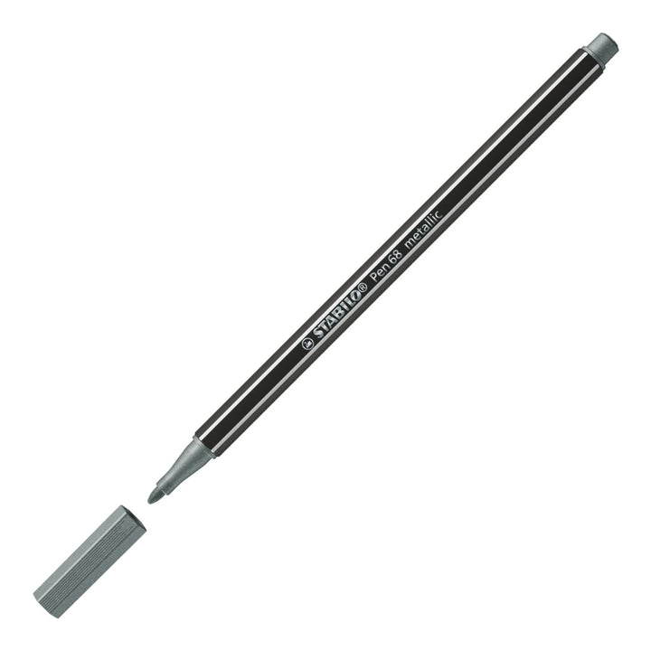 Stabilo Pen 68 - Metallic Gold/Silver Blister Pack of 2