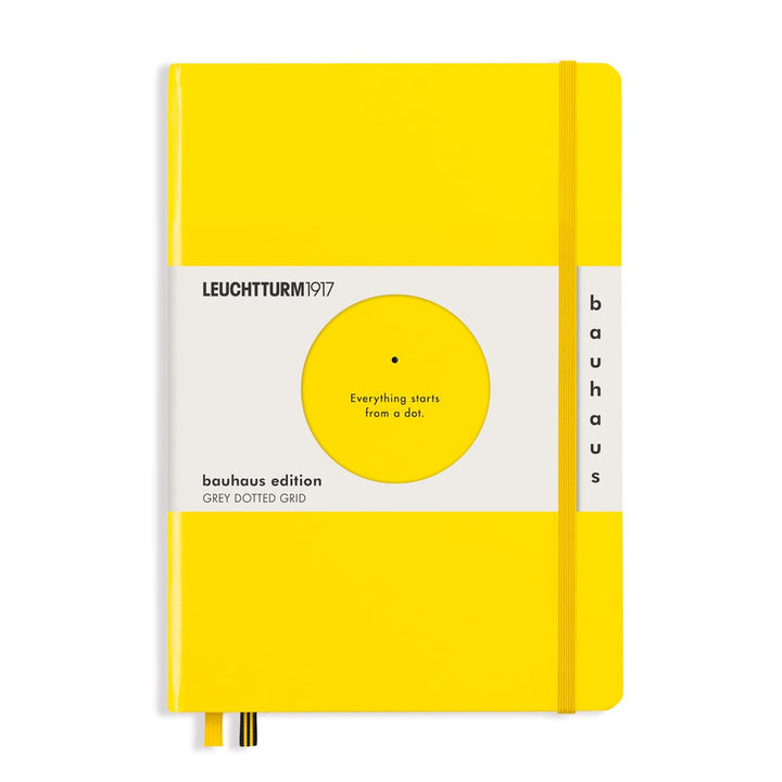 LEUCHTTURM1917 DOTTED NOTEBOOK-BAUHAUS ED A5(251) - LEMON