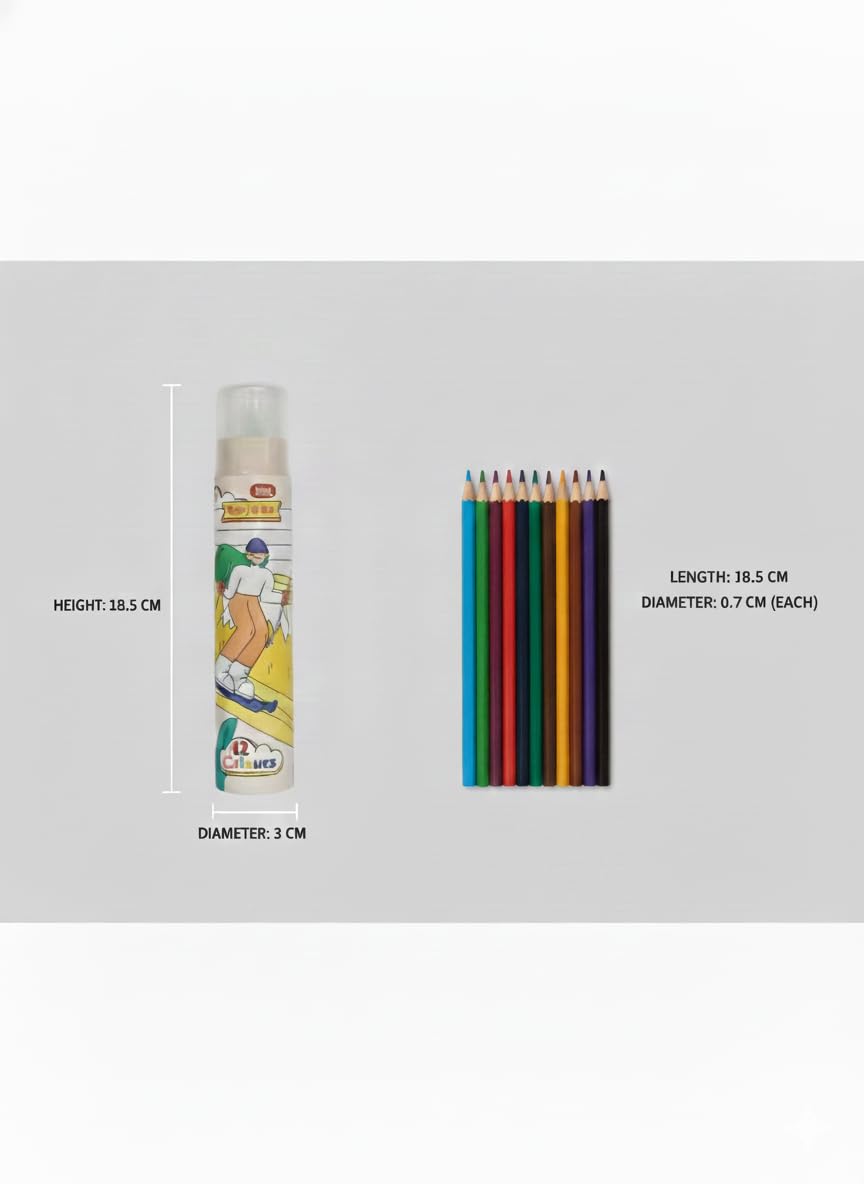 Himic Happy Hues Colour Pencil Set of 12