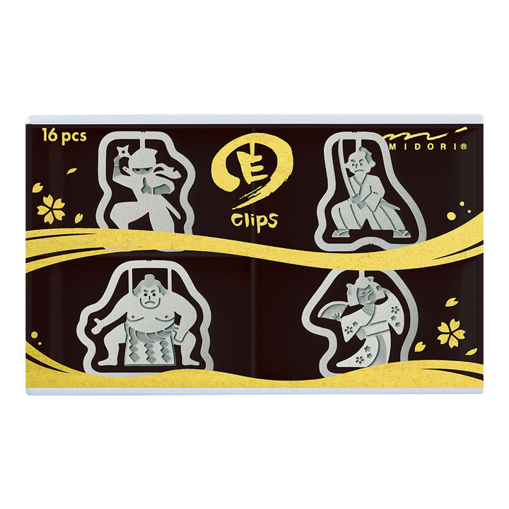 Midori Etching clips - Japanese People