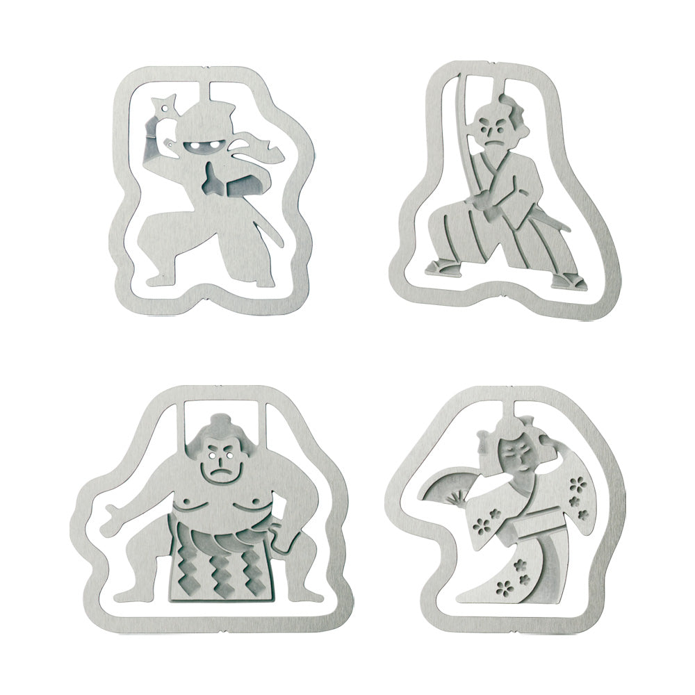 Midori Etching clips - Japanese People
