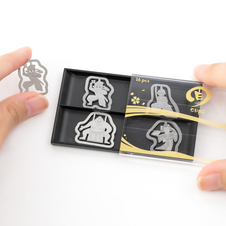 Midori Etching clips - Japanese People