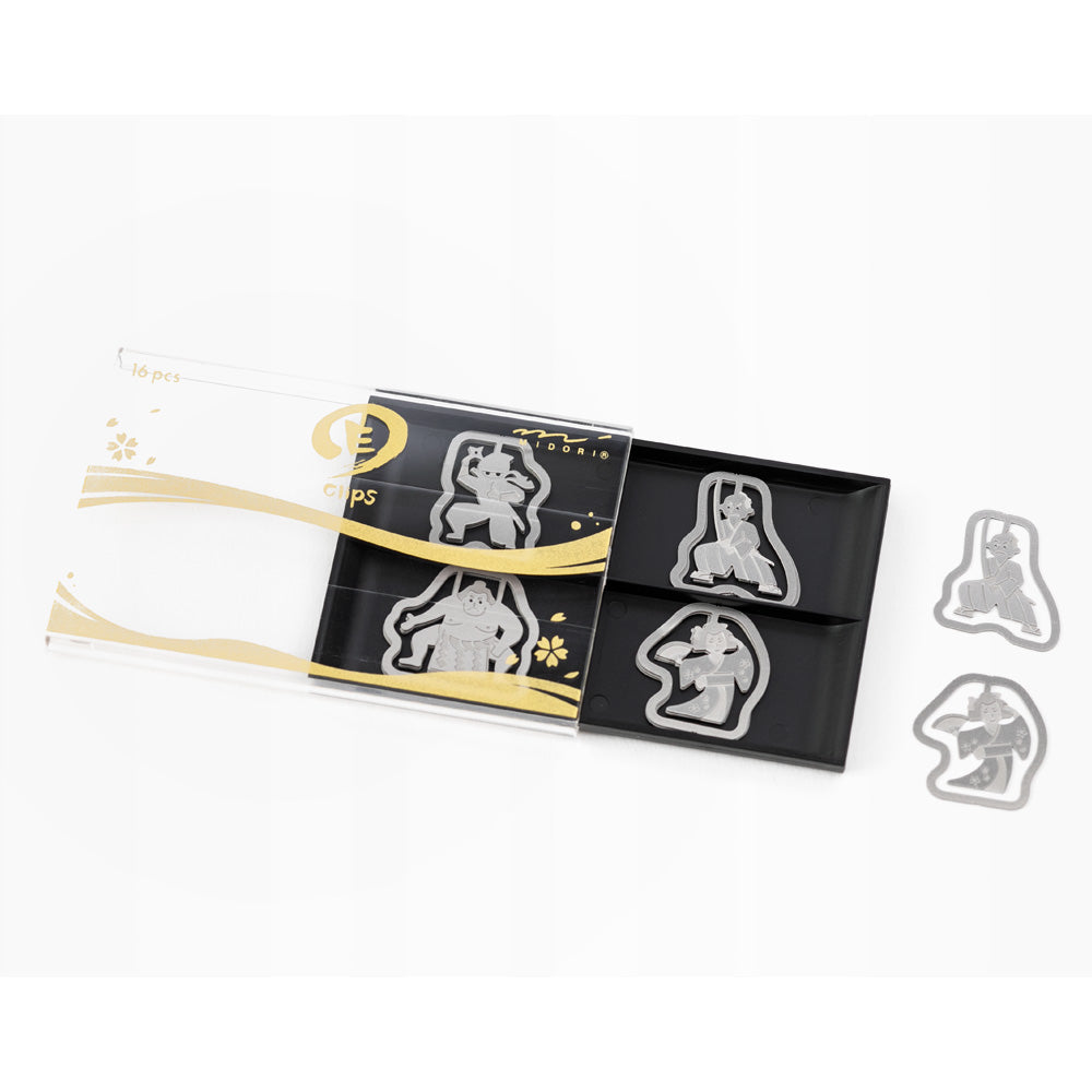 Midori Etching clips - Japanese People