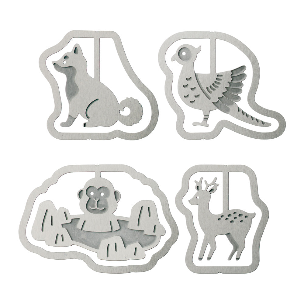 Midori Etching clips - Japanese Animal