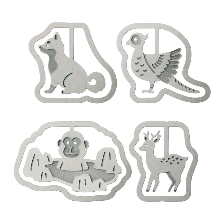 Midori Etching clips - Japanese Animal