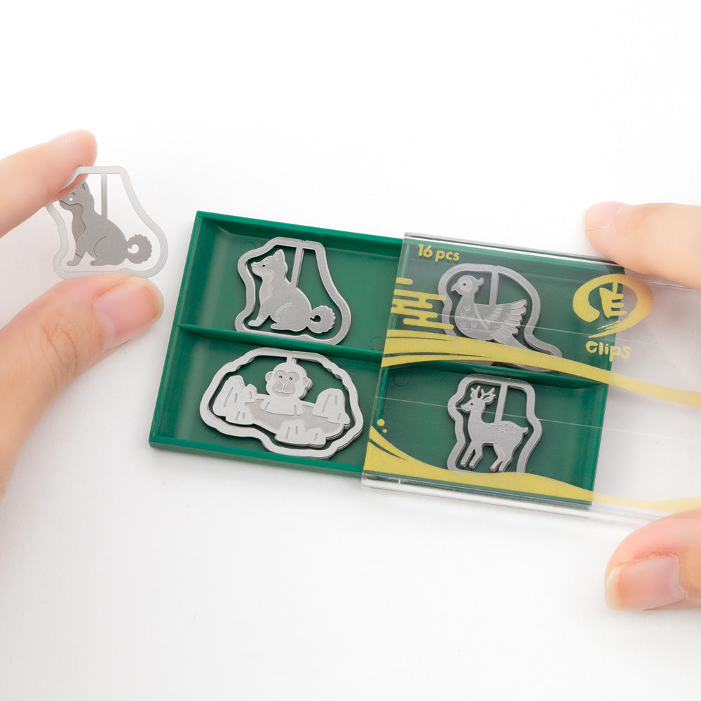 Midori Etching clips - Japanese Animal
