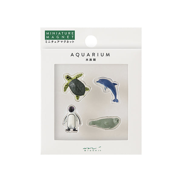 Midori Miniature Magnet 4 pcs - Aquarium B