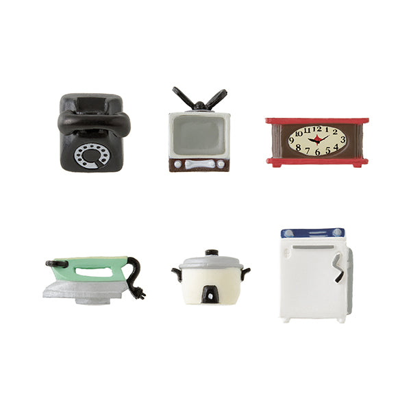 Midori Miniature Magnet 6 pcs - Retro Appliances B