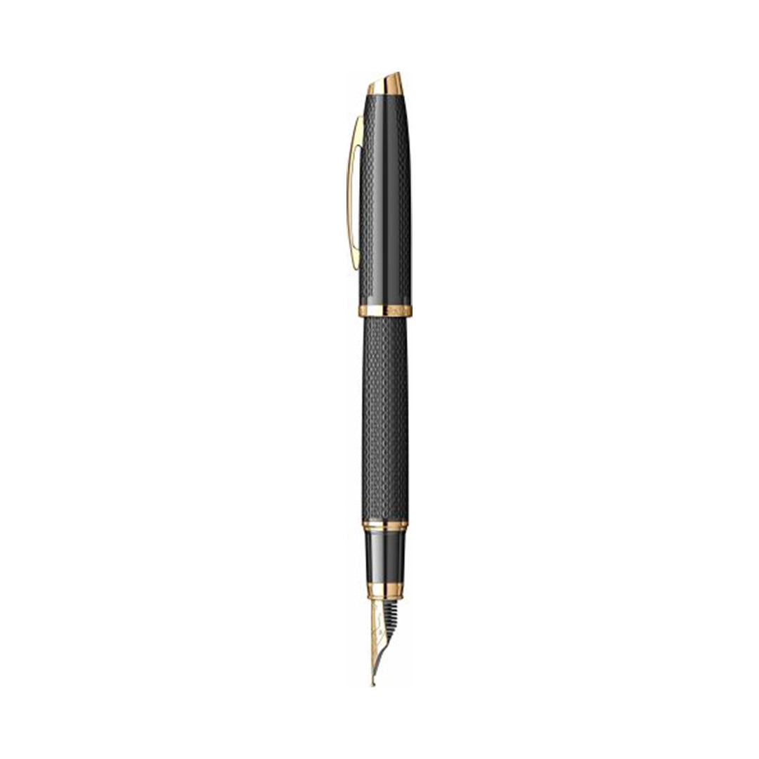 Scrikss Oscar 390 Medium Nib Fountain Pen - Matt Black GT