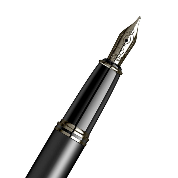 Scrikss Knight 88 Medium Nib Fountain Pen - Matte Black