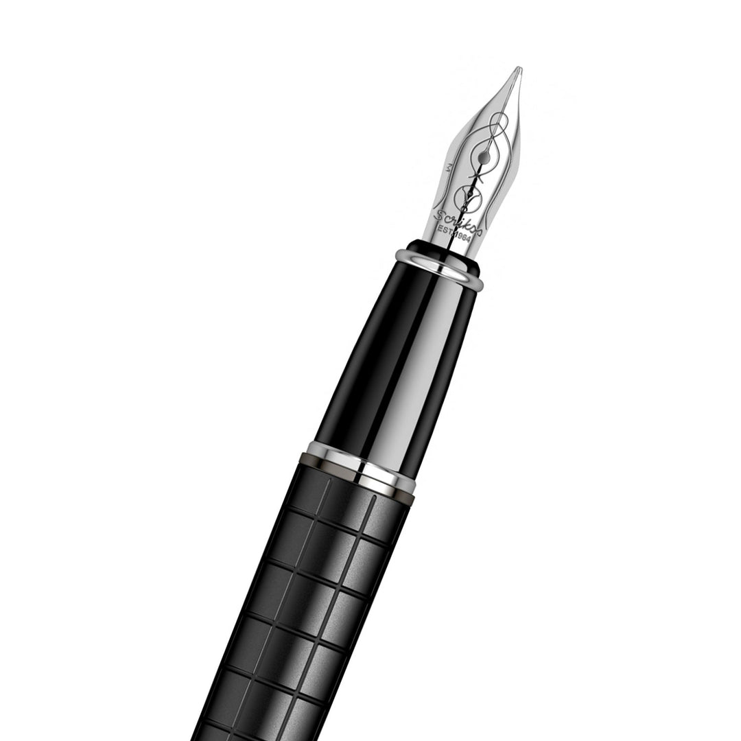 Scrikss | Honour 38 | Fountain Pen | Matt Black | Medium Nib
