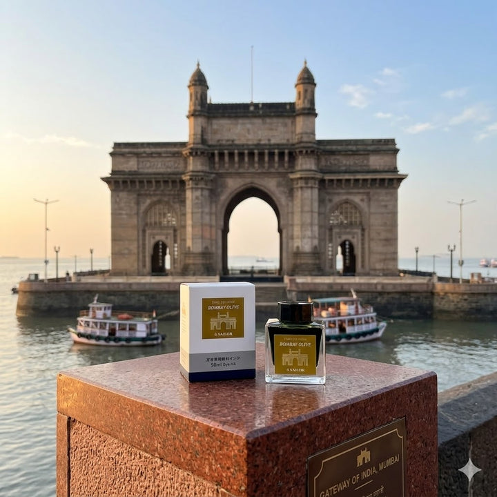 Sailor Timeless India Exclusive 50ml Fountain Pen Ink - Bombay Olive