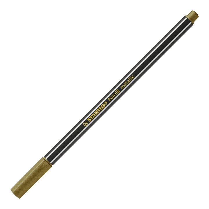 Stabilo Pen 68 - Metallic Gold/Silver Blister Pack of 2