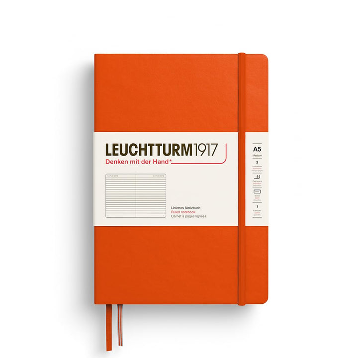 LEUCHTTURM1917 RULED NOTEBOOK-A5(251) - PUMPKIN