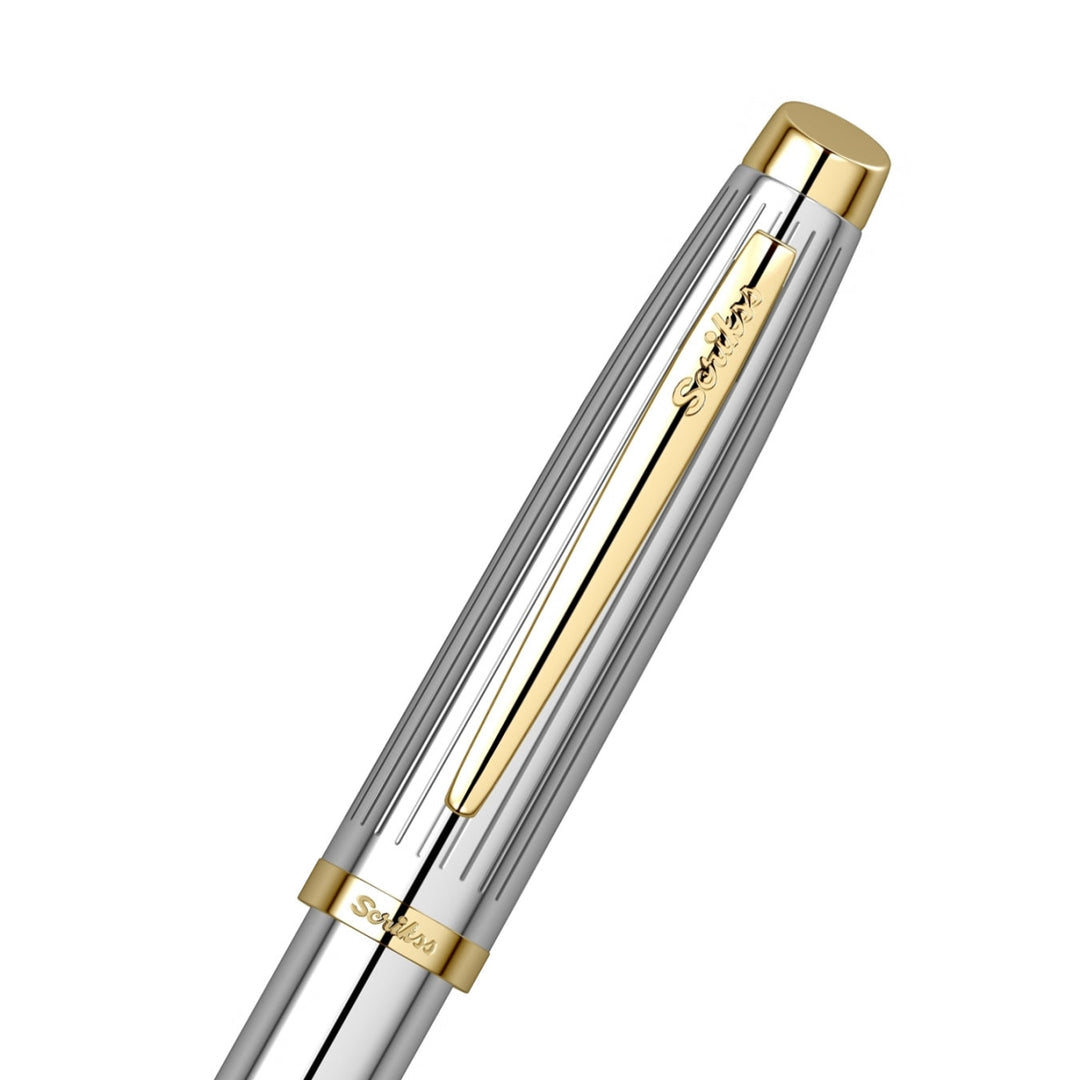 Scrikss | Oscar 39 | Fountain Pen | Chrome-GT- Medium
