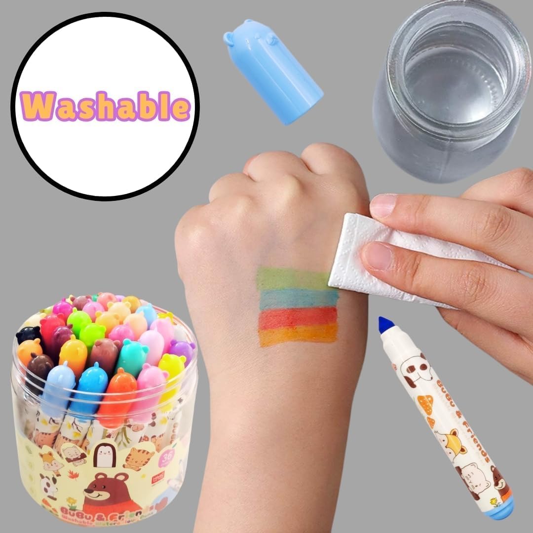 Himic Bubu & Friends 12pc Watercolor Pens