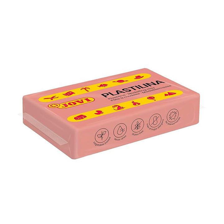 Jovi Plastilina Reusable &amp; Non-Drying Modeling Clay 30, Peach