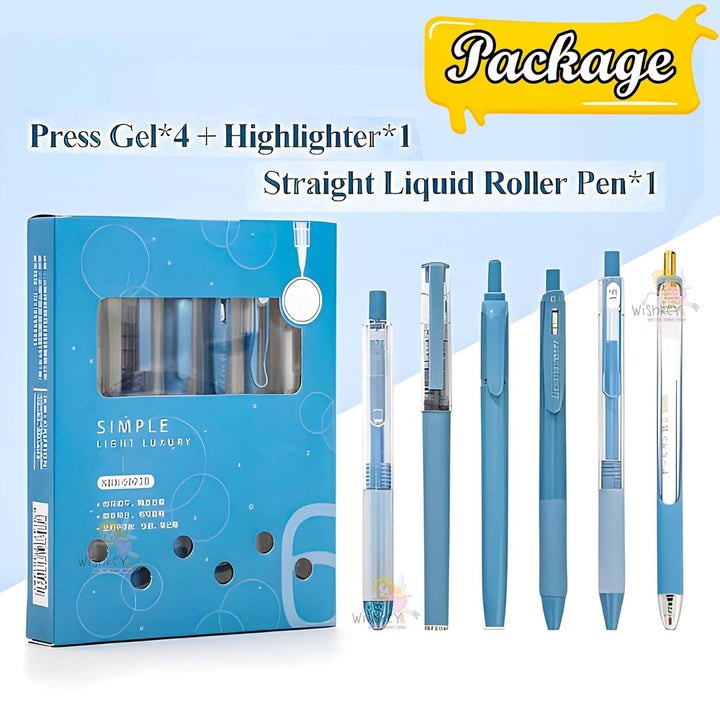 Ka Ba Xiong YAN "Simple Light Luxury" 0.5mm Gel Pen Set