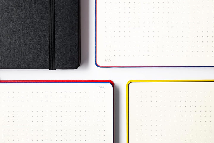LEUCHTTURM1917 DOTTED NOTEBOOK-BAUHAUS ED A5(251) - LEMON