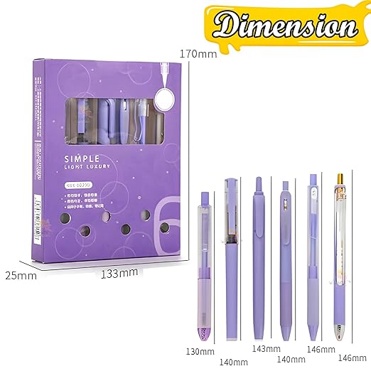 Ka Ba Xiong YAN "Simple Light Luxury" 0.5mm Gel Pen Set