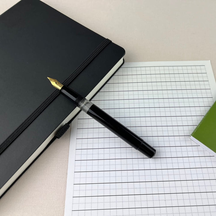 Scrikss | 419 Legendary | Classic | Fountain Pen | Acrylic Black Barrel - Aarcaai