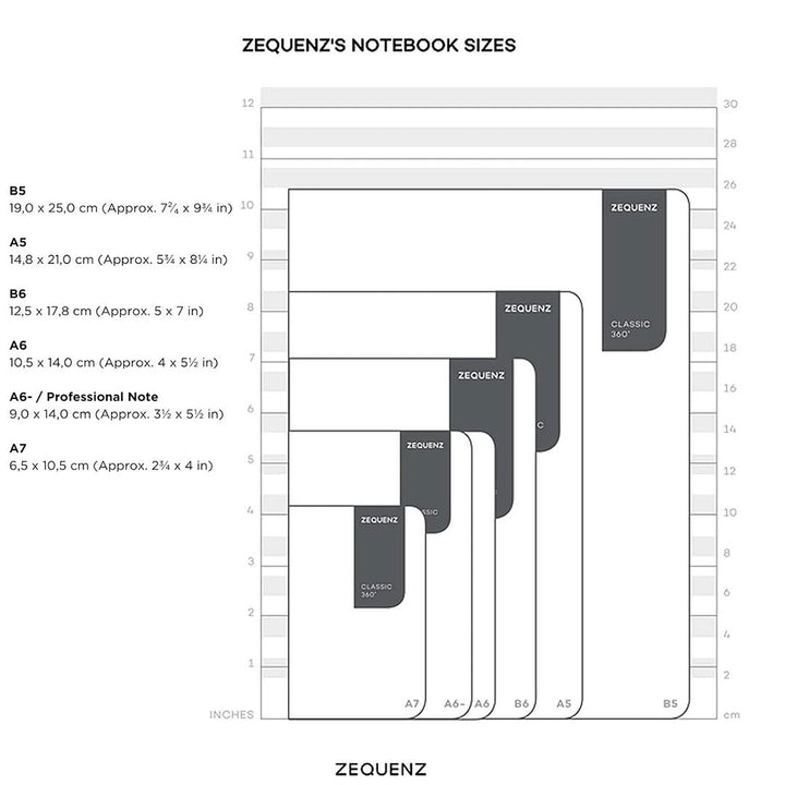 Zequenz The Color A6 Professional Notebook – Storm