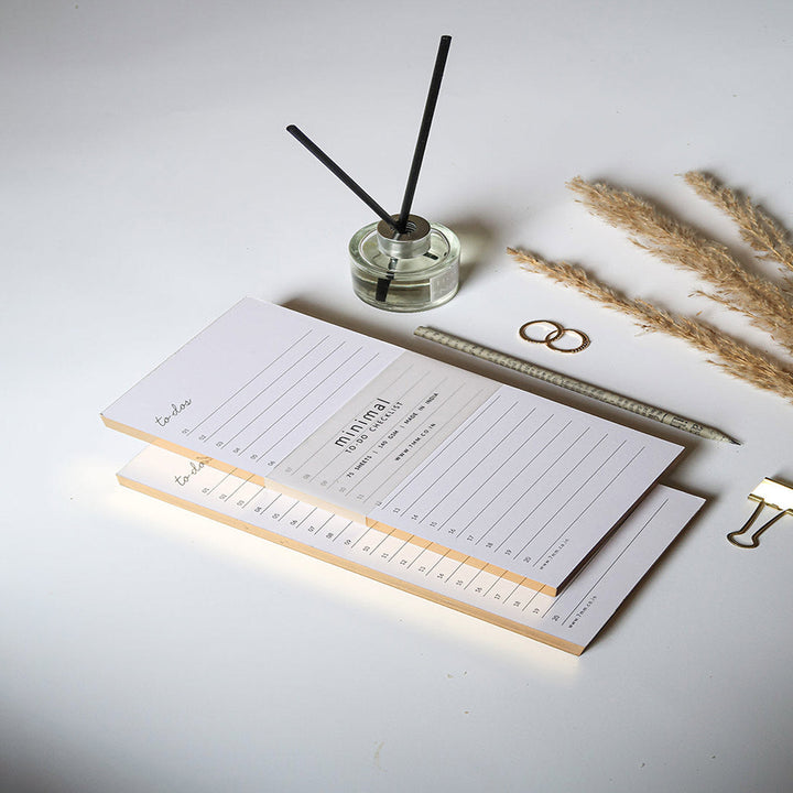7mm Between the Lines | 75 Leaves | Minimal To Do List Notepad