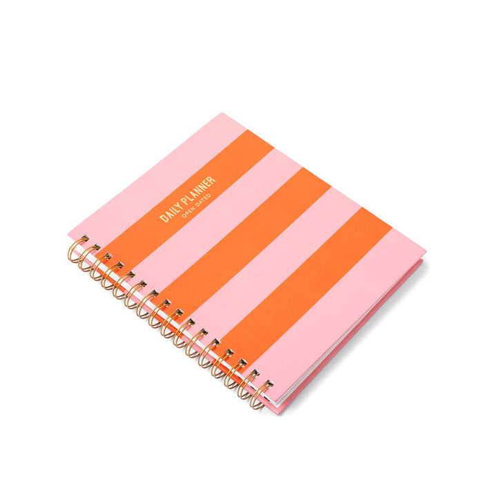 7mm Between the Lines | Daily Undated Planner Notebook | Blush &amp; Bloom | 150 Pages