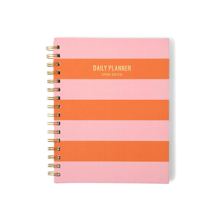 7mm Between the Lines | Daily Undated Planner Notebook | Blush &amp; Bloom | 150 Pages