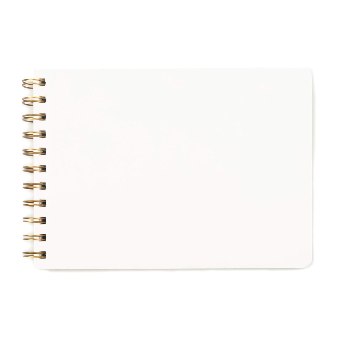 7mm Between the Lines | Doodle Pad | Spiral Art Journal | Sketch Pad | Mustard | Pack of 2