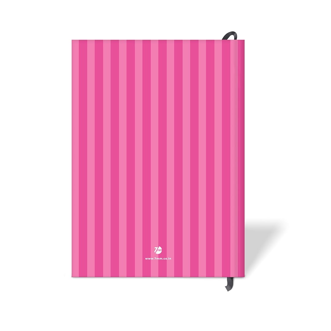7mm Recipe Journal | Bon Appetit | A5 Size | 4 Sticker sheets | Pink