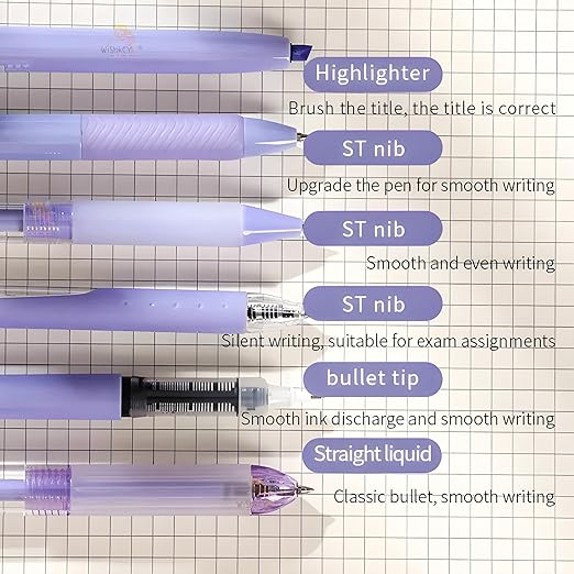 Ka Ba Xiong YAN "Simple Light Luxury" 0.5mm Gel Pen Set