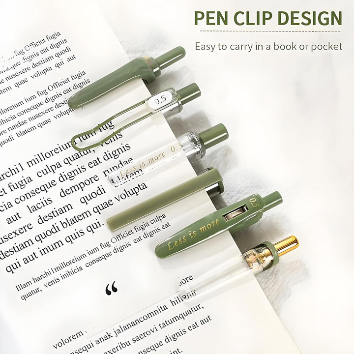 Ka Ba Xiong YAN "Simple Light Luxury" 0.5mm Gel Pen Set