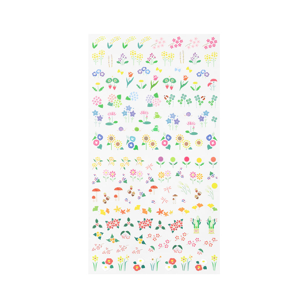 Midori Sticker 2391 Season - Plant