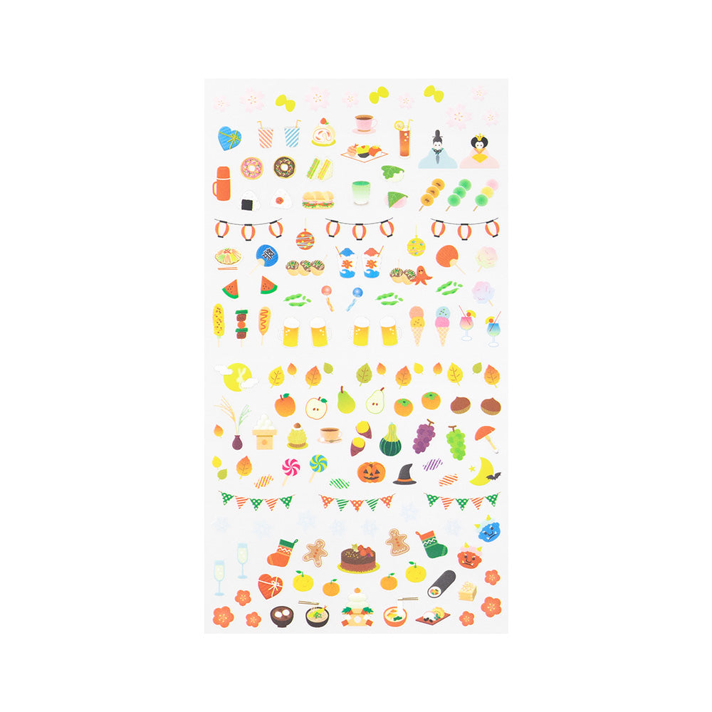 Midori Sticker 2392 Season - Food