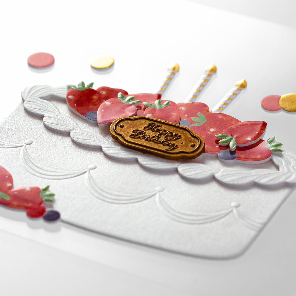 Midori PC Museum 2447 Title Sticker - Birthday Cake