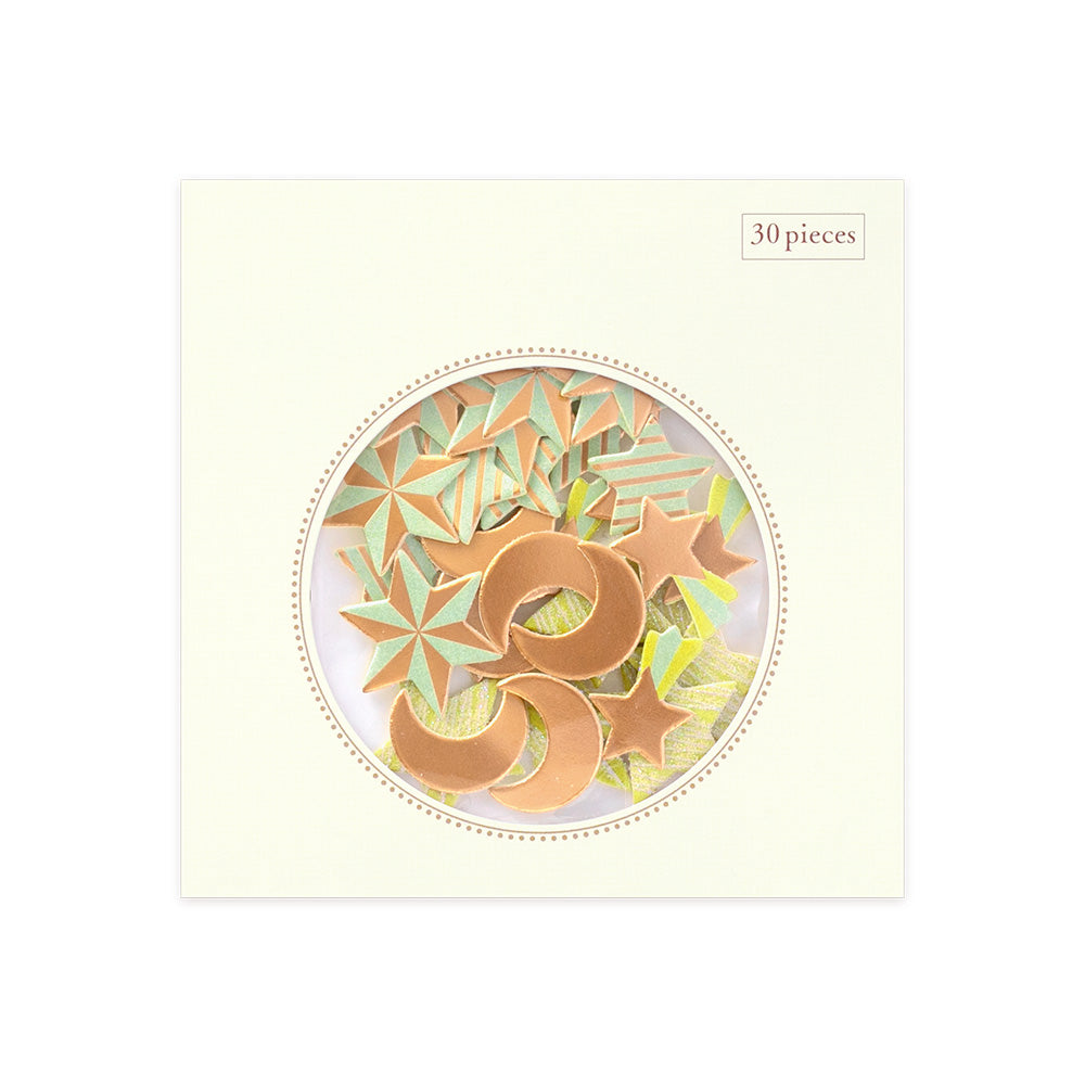 Midori PC Museum 2517 Decoration Sticker - Star