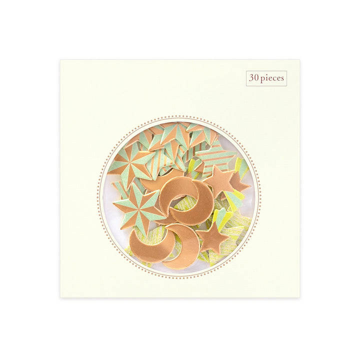 Midori PC Museum 2517 Decoration Sticker - Star