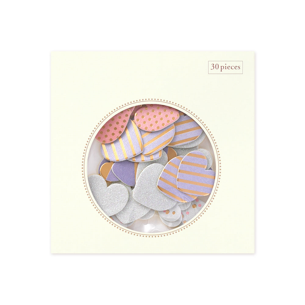 Midori PC Museum 2518 Decoration Sticker - Heart