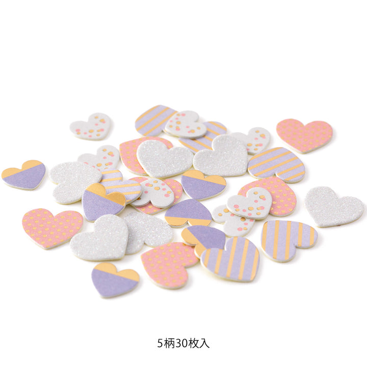 Midori PC Museum 2518 Decoration Sticker - Heart