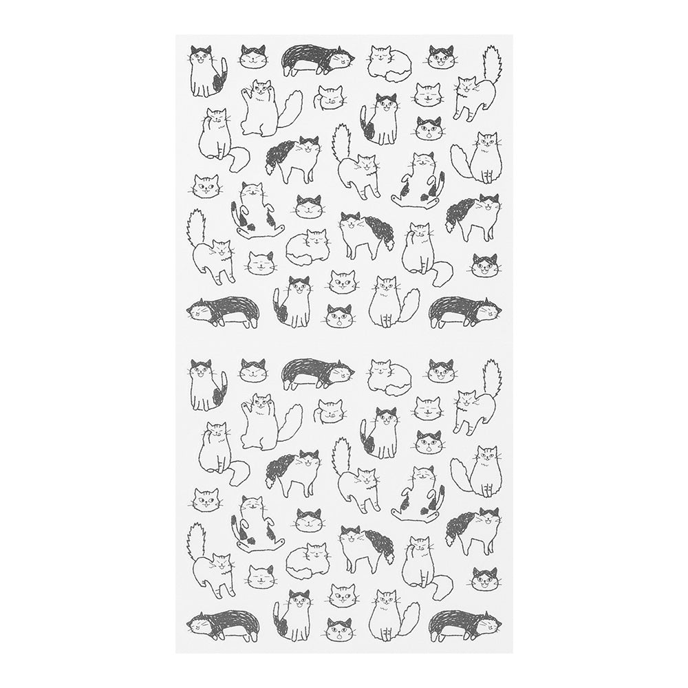 Midori Sticker 2554 - Chat Cat