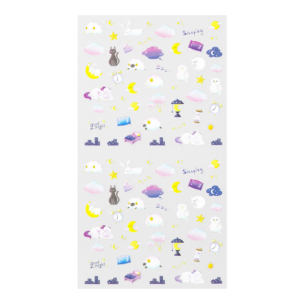 Midori Sticker 2557 Health Sleep
