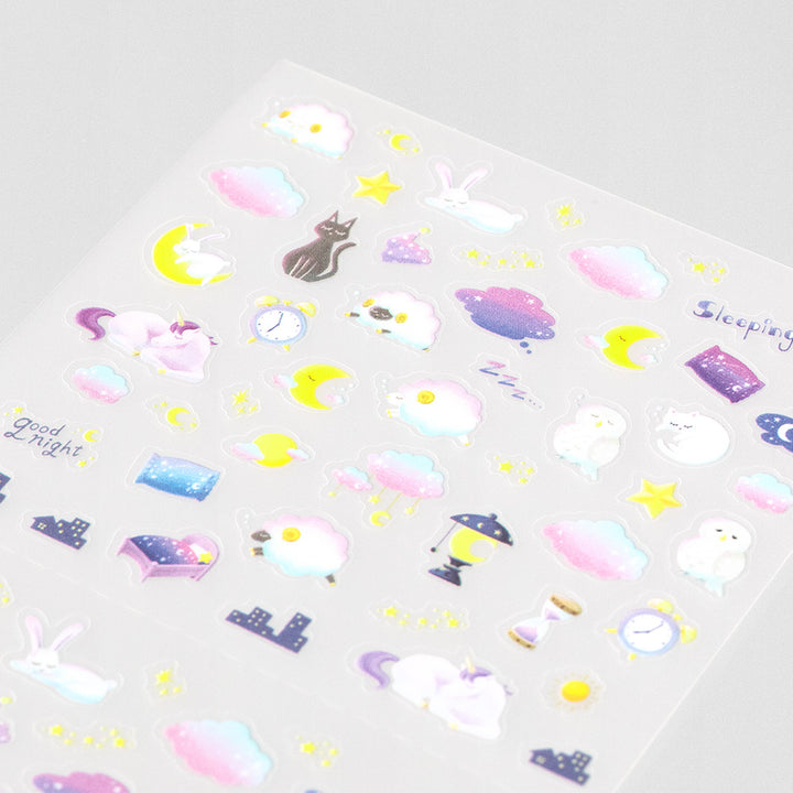 Midori Sticker 2557 Health Sleep