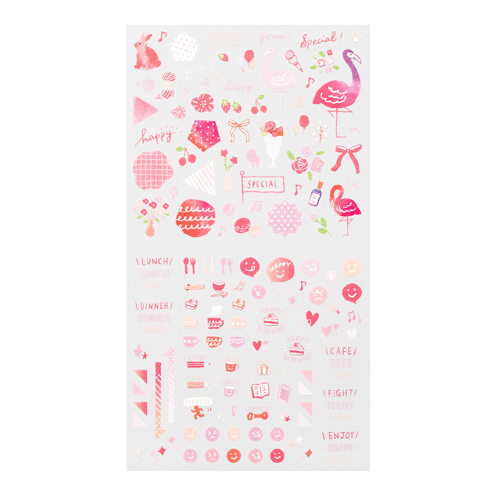 Midori Sticker 2558 Color - Pink