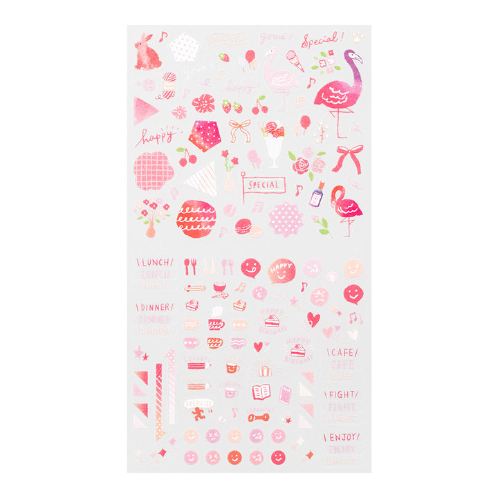 Midori Sticker 2558 Color - Pink
